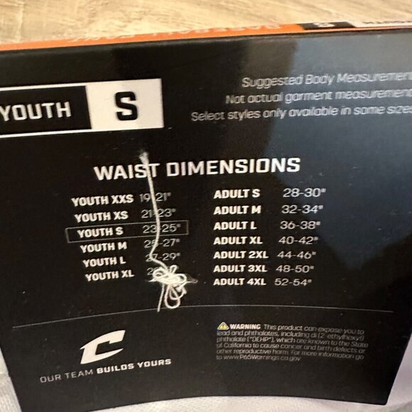 CHAMPRO YOUTH SMALL WHITE BASEBALL PANTS NEW - Picture 6 of 9